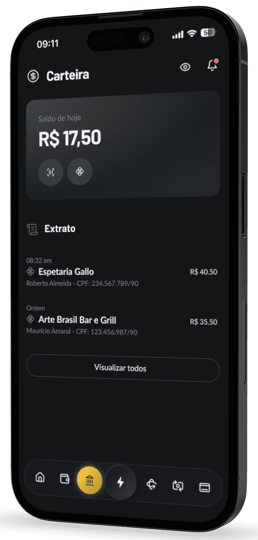 App Mobile D&A - Tela secundária